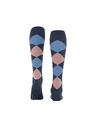 BURLINGTON | Chaussettes hautes femme MARYLEBONE marron foncé | blau